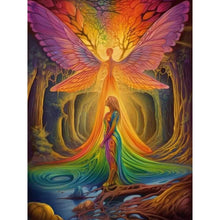 Load image into Gallery viewer, Woman And Fairy 30*40CM(Canvas) Full Round Drill Diamond Painting