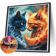 Load image into Gallery viewer, Cat From Game Of Thrones 30*30CM(Canvas) Full Round Drill Diamond Painting