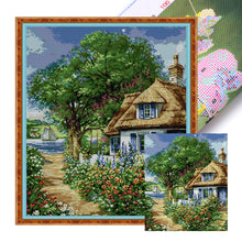 Load image into Gallery viewer, Joy Sunday - Riverside Cottage - 52*60CM 14CT 2 Stamped Cross Stitch
