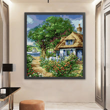 Load image into Gallery viewer, Joy Sunday - Riverside Cottage - 52*60CM 14CT 2 Stamped Cross Stitch
