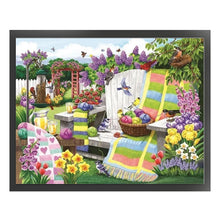 Load image into Gallery viewer, Yishu - Garden Weaving - 50*40CM 11CT 3 Stamped Cross Stitch