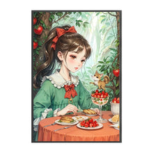 Load image into Gallery viewer, Yishu - Girl - 50*75CM 11CT 3 Stamped Cross Stitch