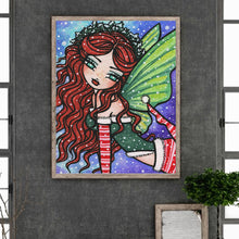 Load image into Gallery viewer, Christmas Elf Girl 40*50CM(Canvas) Full Round Drill Diamond Painting