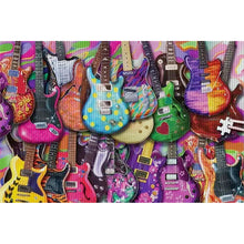 Load image into Gallery viewer, Yishu - Colorful Guitar - 60*40CM 11CT 3 Stamped Cross Stitch