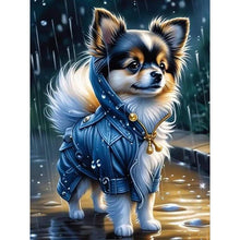 Load image into Gallery viewer, Dog In Clothes 30*40CM(Canvas) Full Round Drill Diamond Painting