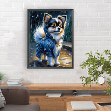 Load image into Gallery viewer, Dog In Clothes 30*40CM(Canvas) Full Round Drill Diamond Painting