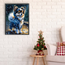 Load image into Gallery viewer, Dog In Clothes 30*40CM(Canvas) Full Round Drill Diamond Painting