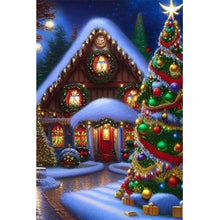 Load image into Gallery viewer, Christmas Festive Mood 40*60CM(Canvas) Full Round Drill Diamond Painting