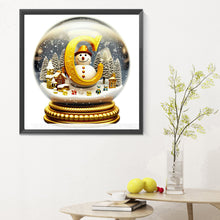 Load image into Gallery viewer, Christmas Crystal Ball C 30*30CM(Canvas) Full Round Drill Diamond Painting