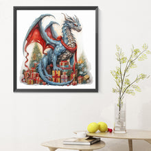 Load image into Gallery viewer, Christmas Pterosaur 30*30CM(Canvas) Full Round Drill Diamond Painting