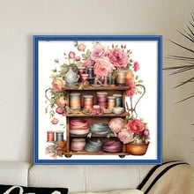 Load image into Gallery viewer, Yishu - Shelf - 50*50CM 11CT 3 Stamped Cross Stitch