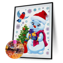 Load image into Gallery viewer, Christmas Snowman 30*40CM(Canvas) Full Round Drill Diamond Painting