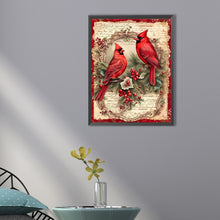 Load image into Gallery viewer, Cardinal 30*40CM(Picture) Partial AB Full Square Drill Diamond Painting
