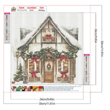Load image into Gallery viewer, Christmas Candy House 30*30CM(Canvas) Full Round Drill Diamond Painting