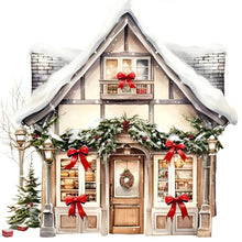 Load image into Gallery viewer, Christmas Candy House 30*30CM(Canvas) Full Round Drill Diamond Painting