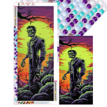 Load image into Gallery viewer, Halloween Zombie 30*70CM(Canvas) Full Round Drill Diamond Painting