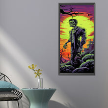 Load image into Gallery viewer, Halloween Zombie 30*70CM(Canvas) Full Round Drill Diamond Painting