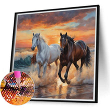 Load image into Gallery viewer, Horse 40*40CM(Canvas) Full Round Drill Diamond Painting