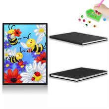 Load image into Gallery viewer, 50 Pages A5 Special Shaped Diamond Painting Diary Book for Teens (Cartoon Bee)