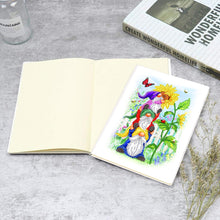 Load image into Gallery viewer, 50 Pages A5 Special Shaped Diamond Painting Diary Book for Teens (Three Gnomes)
