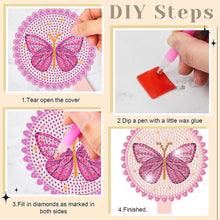 Load image into Gallery viewer, DIY Diamond Painting Mirror Kit for Adults Kids Beginners (Butterfly 6)
