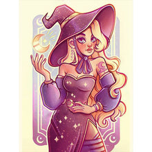 Load image into Gallery viewer, Yishu - Witch - 50*63CM 11CT 3 Stamped Cross Stitch