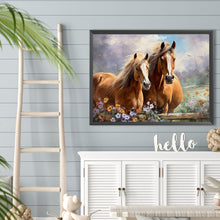 Load image into Gallery viewer, Horse 40*30CM(Canvas) Full Round Drill Diamond Painting