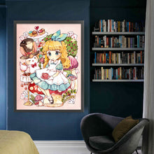 Load image into Gallery viewer, Yishu - Cartoon Alice - 50*65CM 11CT 3 Stamped Cross Stitch