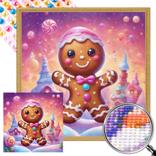Load image into Gallery viewer, Gingerbread Cookies And Candy House 40*40CM(Picture) Full Round Drill Diamond Painting