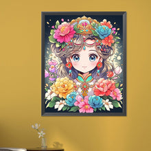 Load image into Gallery viewer, Cartoon Girl 40*60CM(Picture) Full Round Drill Diamond Painting