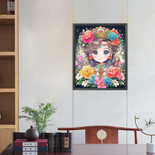 Load image into Gallery viewer, Cartoon Girl 40*60CM(Picture) Full Round Drill Diamond Painting