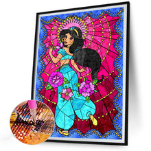 Load image into Gallery viewer, Princess Jasmine 30*40CM(Canvas) Full Round Drill Diamond Painting