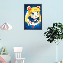 Load image into Gallery viewer, Sailor Moon Chibi 30*45CM(Canvas) Full Round Drill Diamond Painting