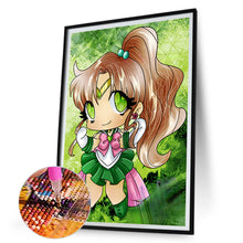 Load image into Gallery viewer, Sailor Moon Chibi 30*45CM(Canvas) Full Round Drill Diamond Painting