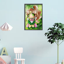 Load image into Gallery viewer, Sailor Moon Chibi 30*45CM(Canvas) Full Round Drill Diamond Painting
