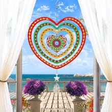 Load image into Gallery viewer, Suncatcher Diamond Painting Hanging Sign Christmas Home Windows Decor (Mandala)