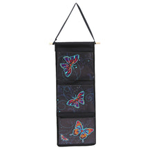 Load image into Gallery viewer, Butterfly Diamond Painting Art Hanging Storage Pouches for Bedroom/Bathroom