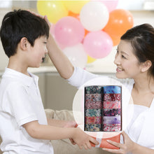 Load image into Gallery viewer, 24 Rolls Color Tape Flower Washi Tape Set for DIY Crafts(Flower Colour Print 02)