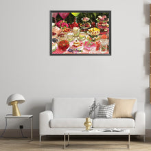 Load image into Gallery viewer, Tea Party 55*40CM(Picture) Full Round Drill Diamond Painting