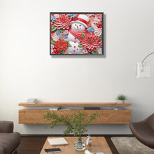 Load image into Gallery viewer, Red Snowman 40*50CM(Canvas) Partial Special Shaped Drill Diamond Painting
