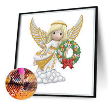 Load image into Gallery viewer, Precious Moments Doll 30*30CM(Canvas) Partial Special Shaped Drill Diamond Painting