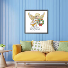 Load image into Gallery viewer, Precious Moments Doll 30*30CM(Canvas) Partial Special Shaped Drill Diamond Painting