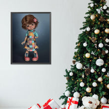 Load image into Gallery viewer, Girl Doll 30*40CM(Canvas) Full Round Drill Diamond Painting
