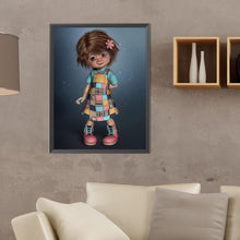 Load image into Gallery viewer, Girl Doll 30*40CM(Canvas) Full Round Drill Diamond Painting