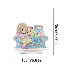 Load image into Gallery viewer, Warm Family Diamond Painting Desktop Ornaments Kit for Office Desktop Decor (5)