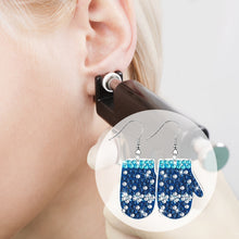 Load image into Gallery viewer, 9 Pairs Christmas Trees Snowmen Double Sided Dangle Drop Diamond Art Earring Kit