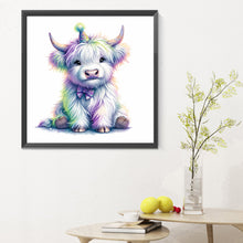 Load image into Gallery viewer, Shiny Animal Highland Yak 30*30CM(Canvas) Full Round Drill Diamond Painting