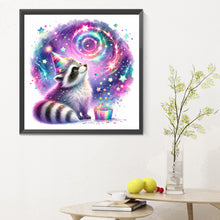 Load image into Gallery viewer, Shiny Animal Raccoon 30*30CM(Canvas) Full Round Drill Diamond Painting