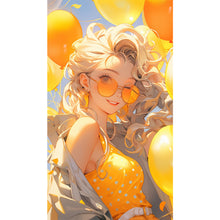 Load image into Gallery viewer, Bright Girl 40*70CM(Picture) Full Round Drill Diamond Painting