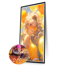 Load image into Gallery viewer, Bright Girl 40*70CM(Picture) Full Round Drill Diamond Painting